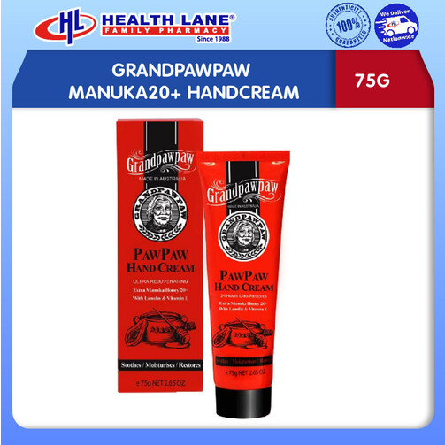 GRANDPAWPAW MANUKA20+ HANDKRIM (75G)